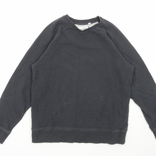 NEXT Boys Blue Cotton Pullover Sweatshirt Size 10 Years Pullover - Ribbed