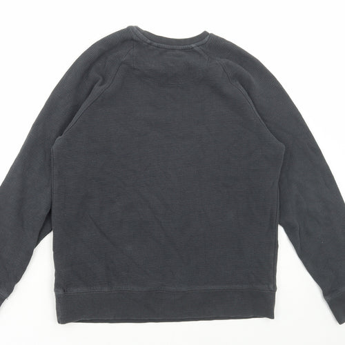 NEXT Boys Blue Cotton Pullover Sweatshirt Size 10 Years Pullover - Ribbed