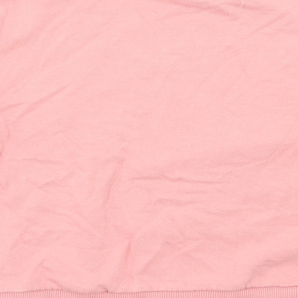 George Girls Pink Cotton Pullover Sweatshirt Size 8-9 Years Pullover - Minecraft