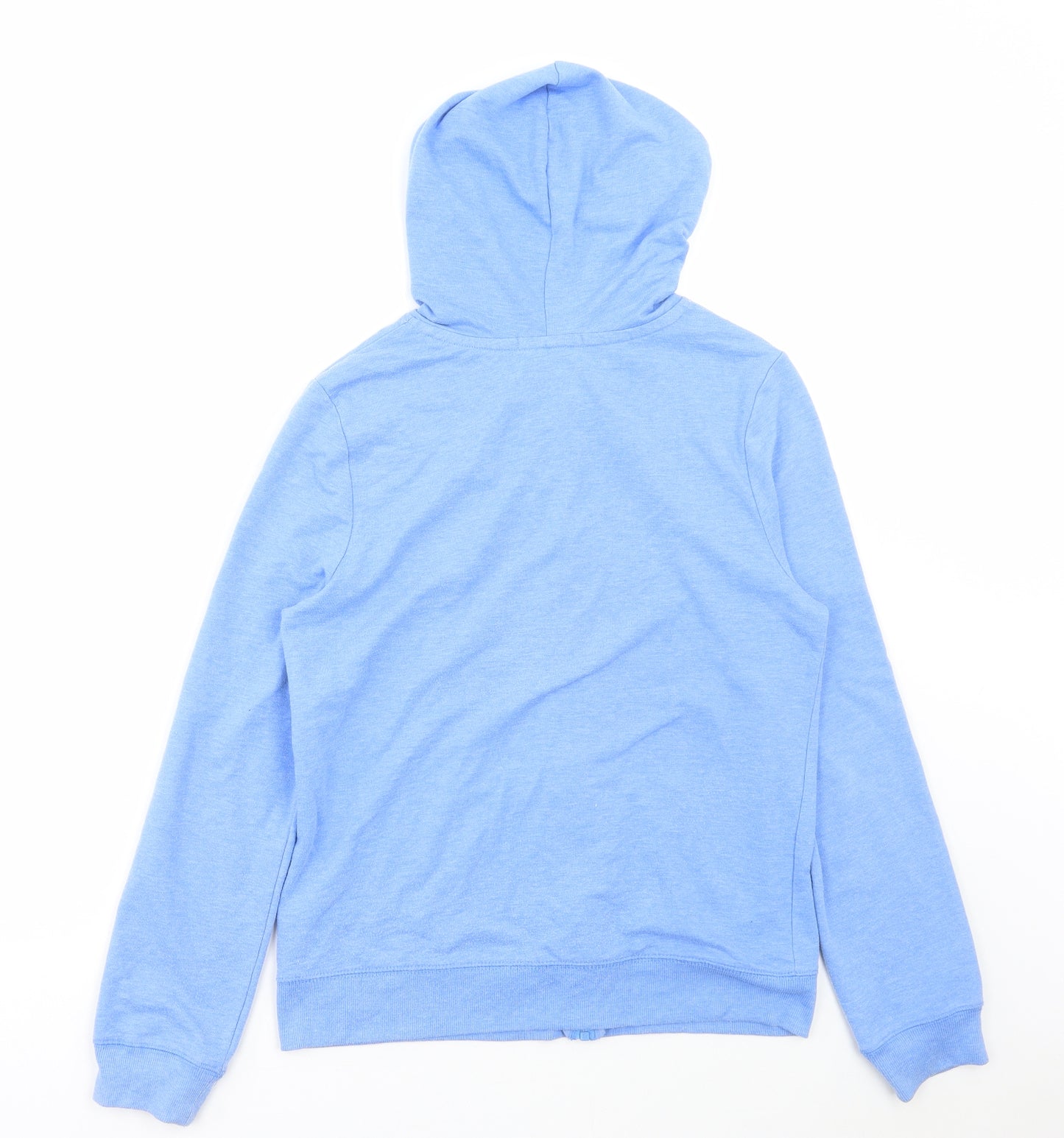 George Womens Blue Polyester Full Zip Hoodie Size 10 Zip
