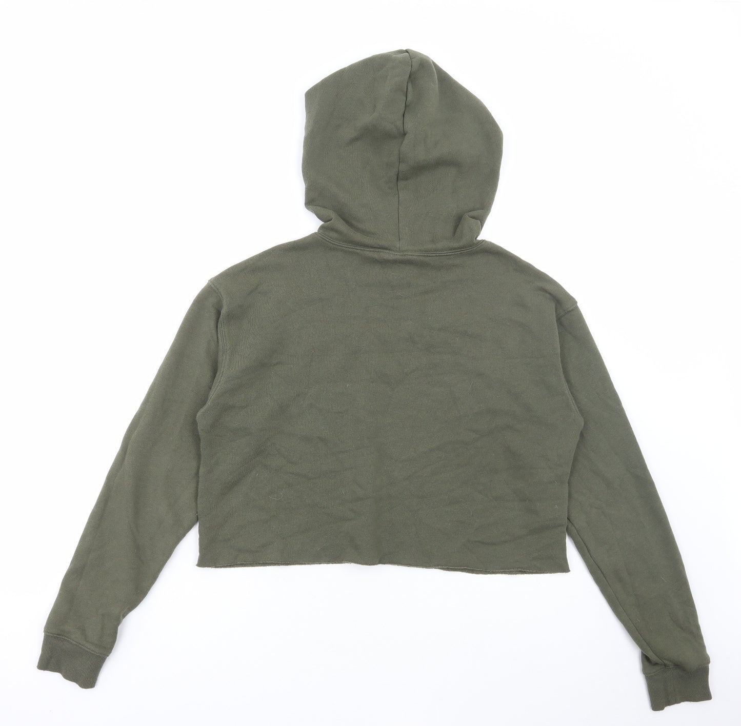 Wild Fable Womens Green Polyester Pullover Hoodie Size S Pullover - Cropped