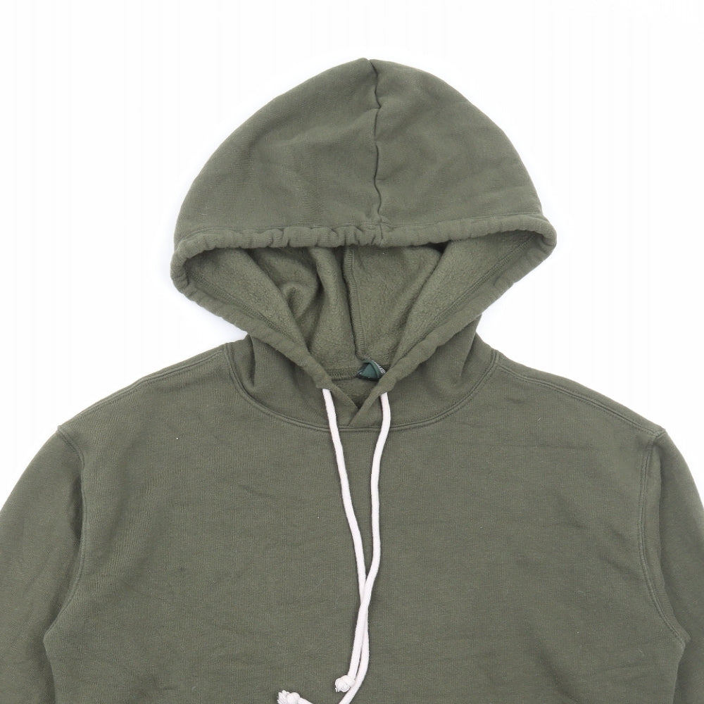 Wild Fable Womens Green Polyester Pullover Hoodie Size S Pullover - Cropped