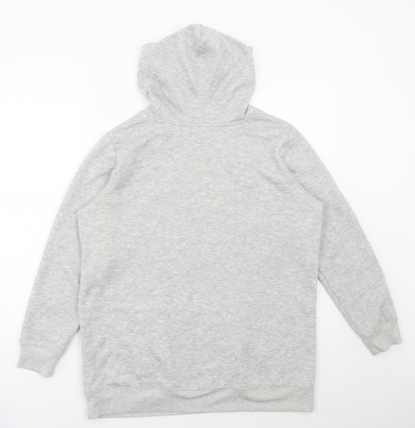 Matalan Mens Grey Polyester Pullover Hoodie Size L