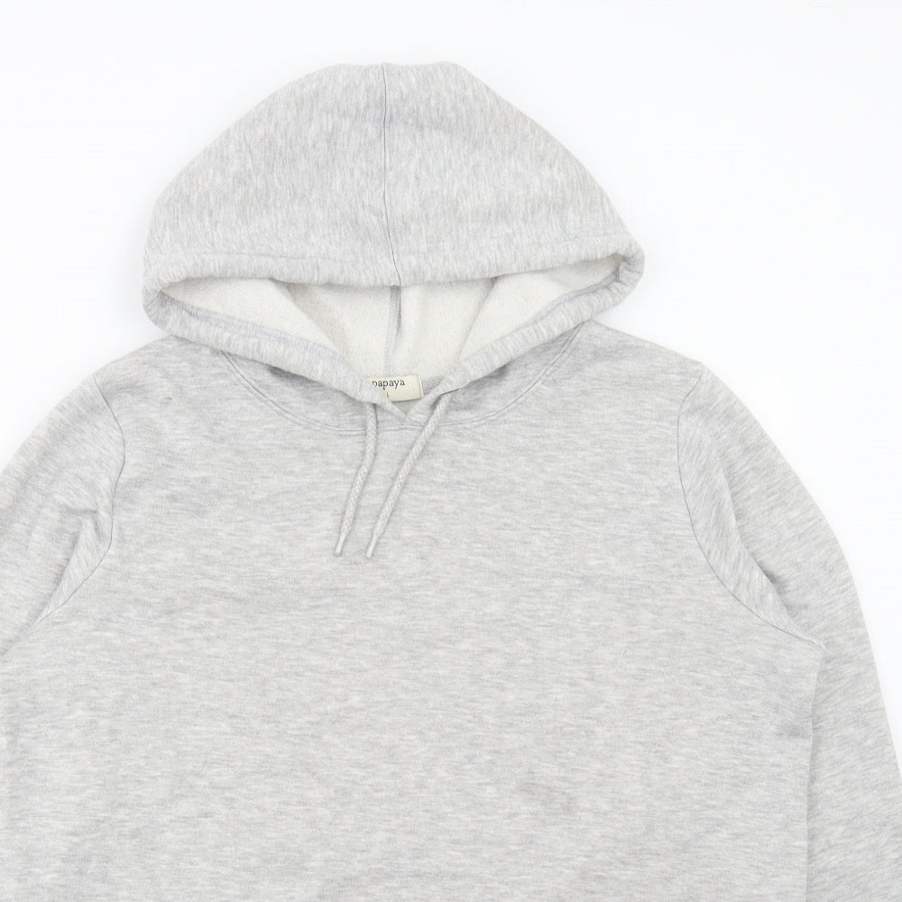 Matalan Mens Grey Polyester Pullover Hoodie Size L