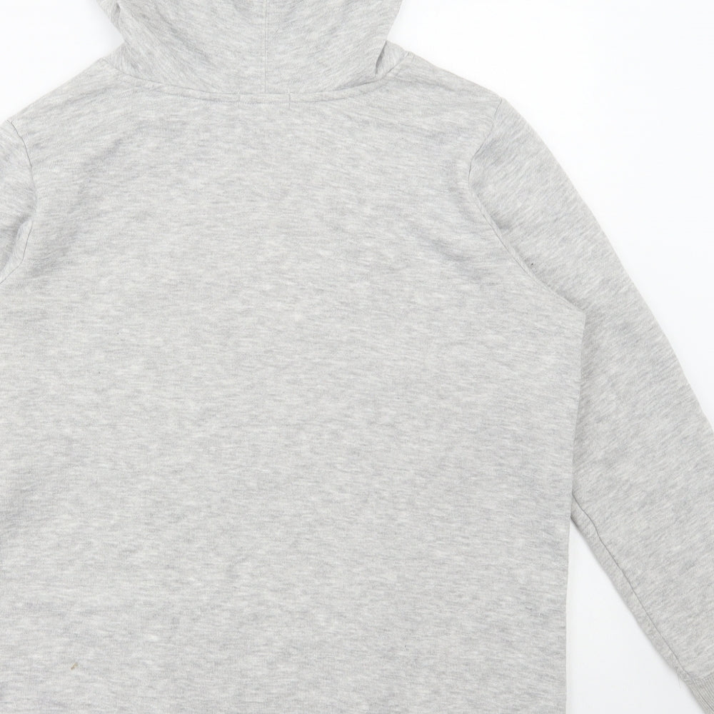 Matalan Mens Grey Polyester Pullover Hoodie Size L