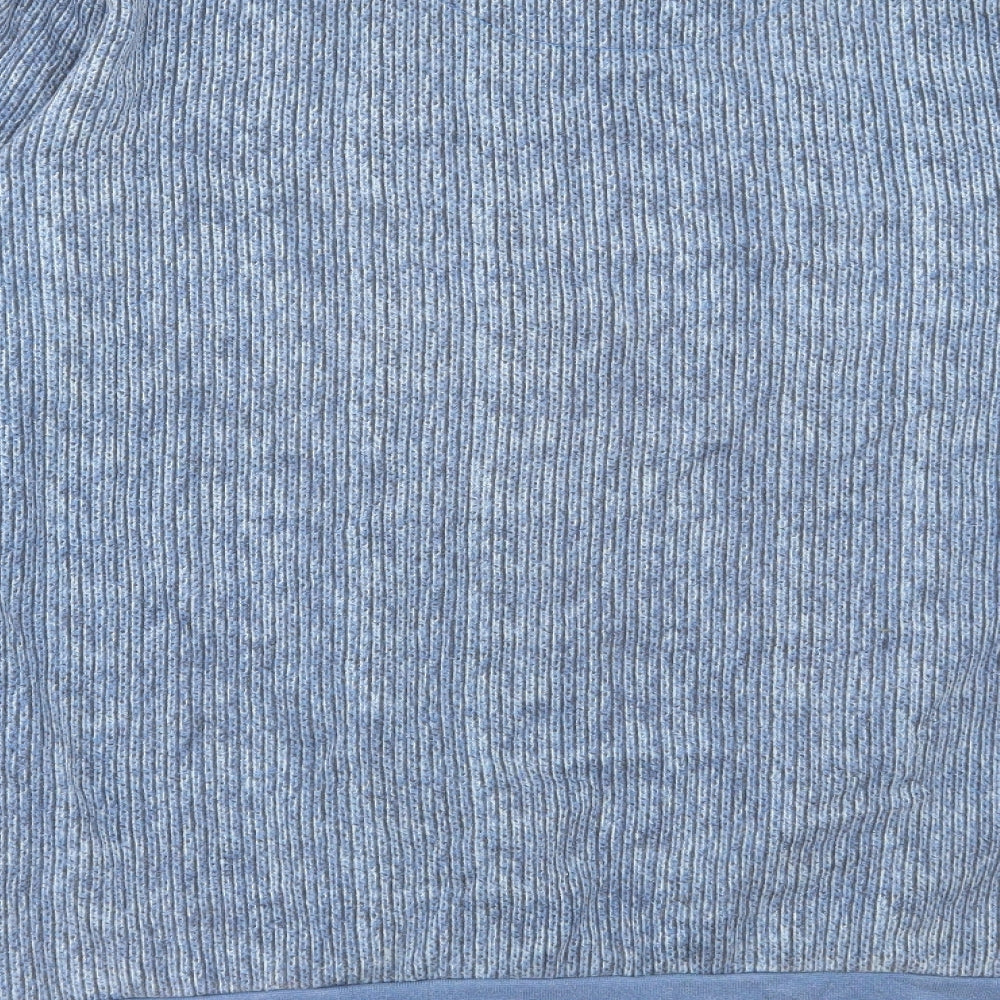 Threadbare Mens Blue Polyester Pullover Sweatshirt Size M