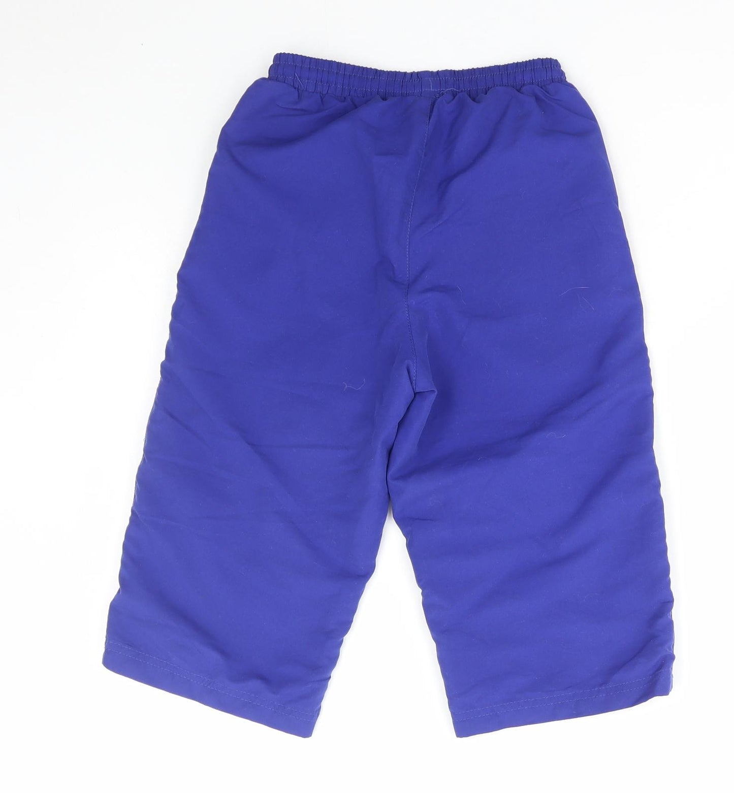 Slazenger Boys Blue Polyester Jogger Trousers Size 7-8 Years Regular Pullover