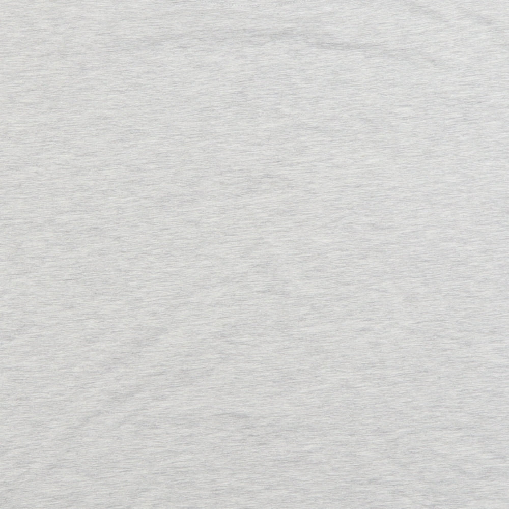Marks and Spencer Girls Grey Cotton Basic T-Shirt Size 13-14 Years Round Neck Pullover - Peanuts Snoopy