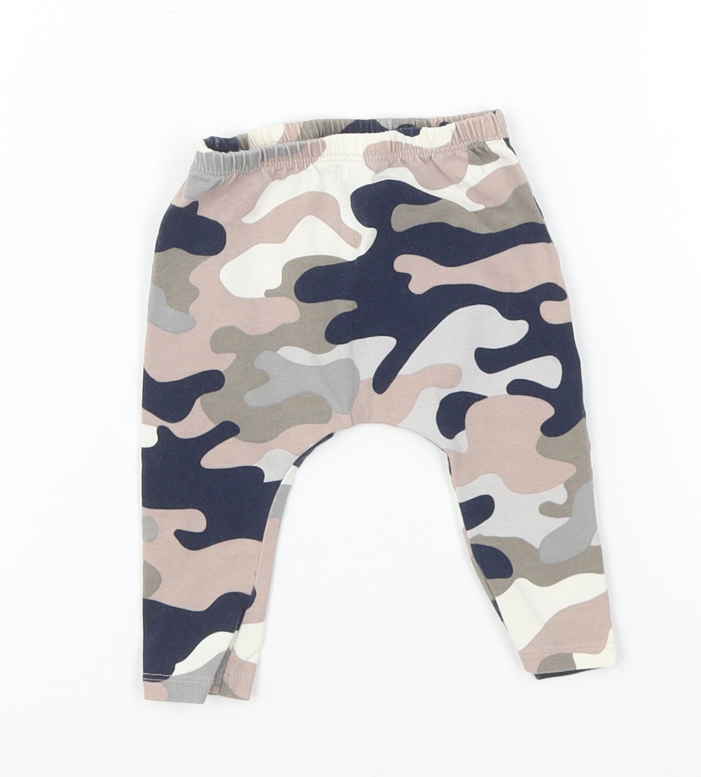 NEXT Baby Multicoloured Camouflage Cotton Jogger Leggings Size 3-6 Months Pullover