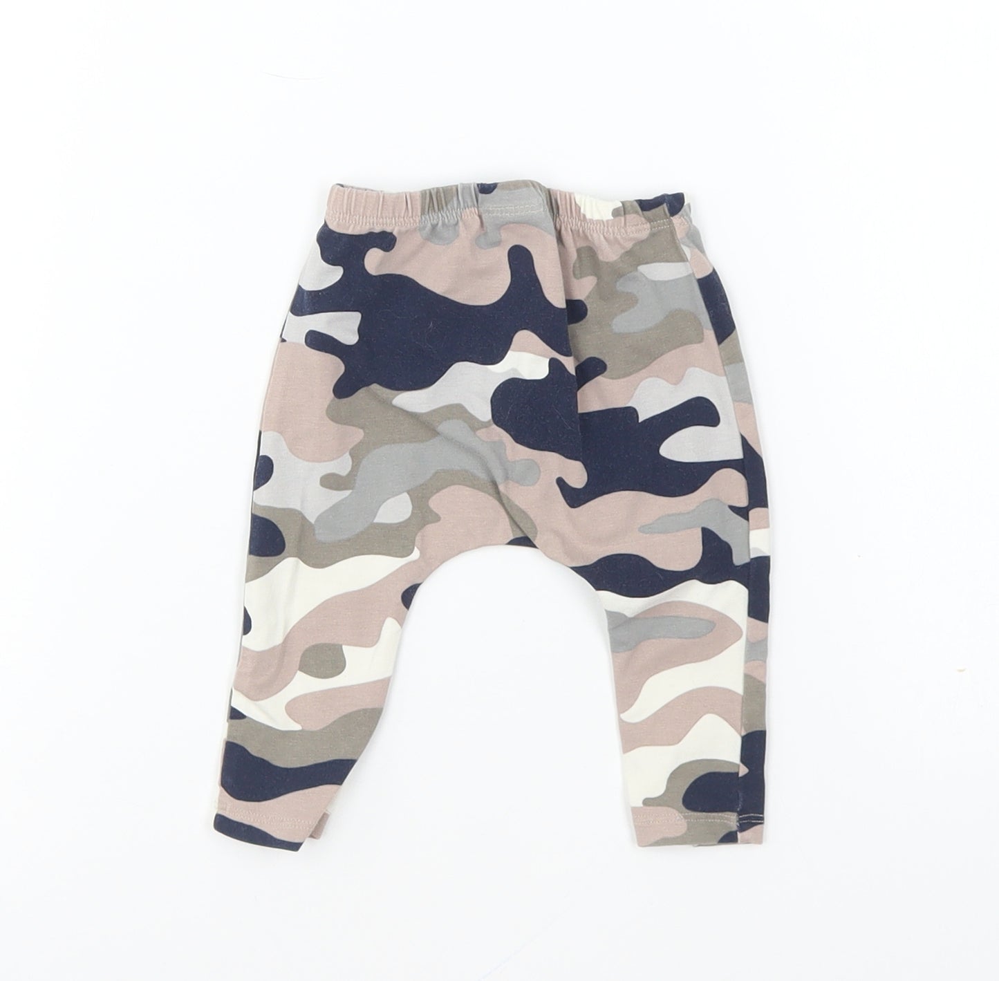 NEXT Baby Multicoloured Camouflage Cotton Jogger Leggings Size 3-6 Months Pullover