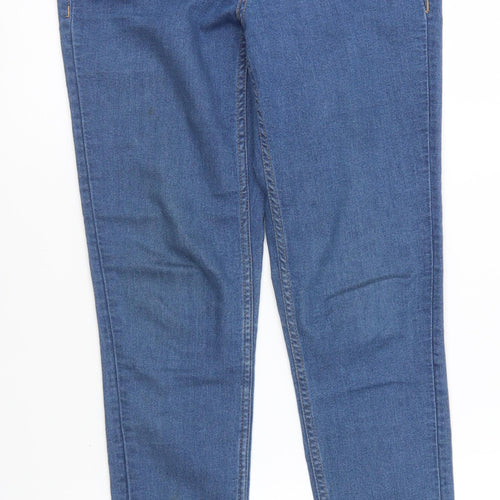 Divided Womens Blue Cotton Skinny Jeans Size 6 L27 in Regular Button