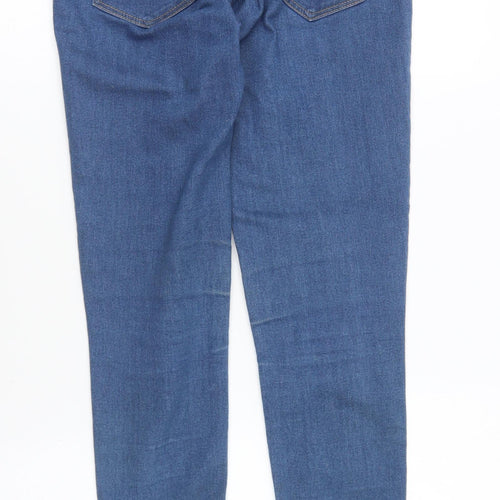 Divided Womens Blue Cotton Skinny Jeans Size 6 L27 in Regular Button