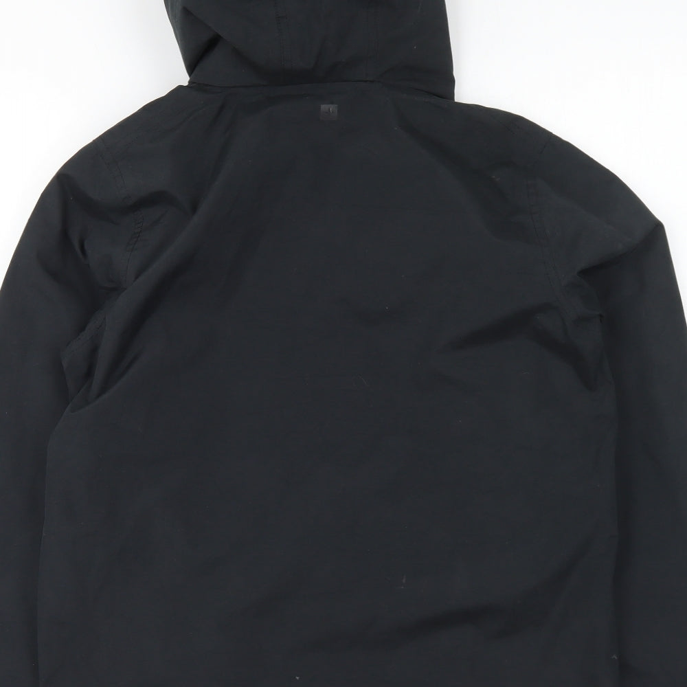 Mountain Warehouse Boys Black Rain Coat Coat Size 13 Years Zip