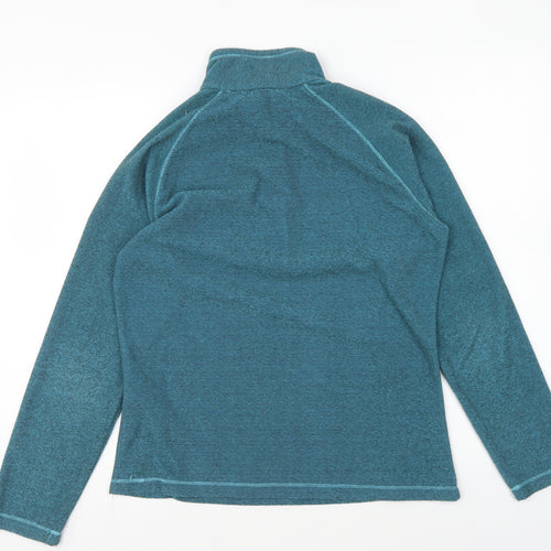 Regatta Womens Green Polyester Pullover Sweatshirt Size 10 Zip