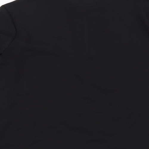 Only Womens Black Polyester Basic Blouse Size M Mock Neck
