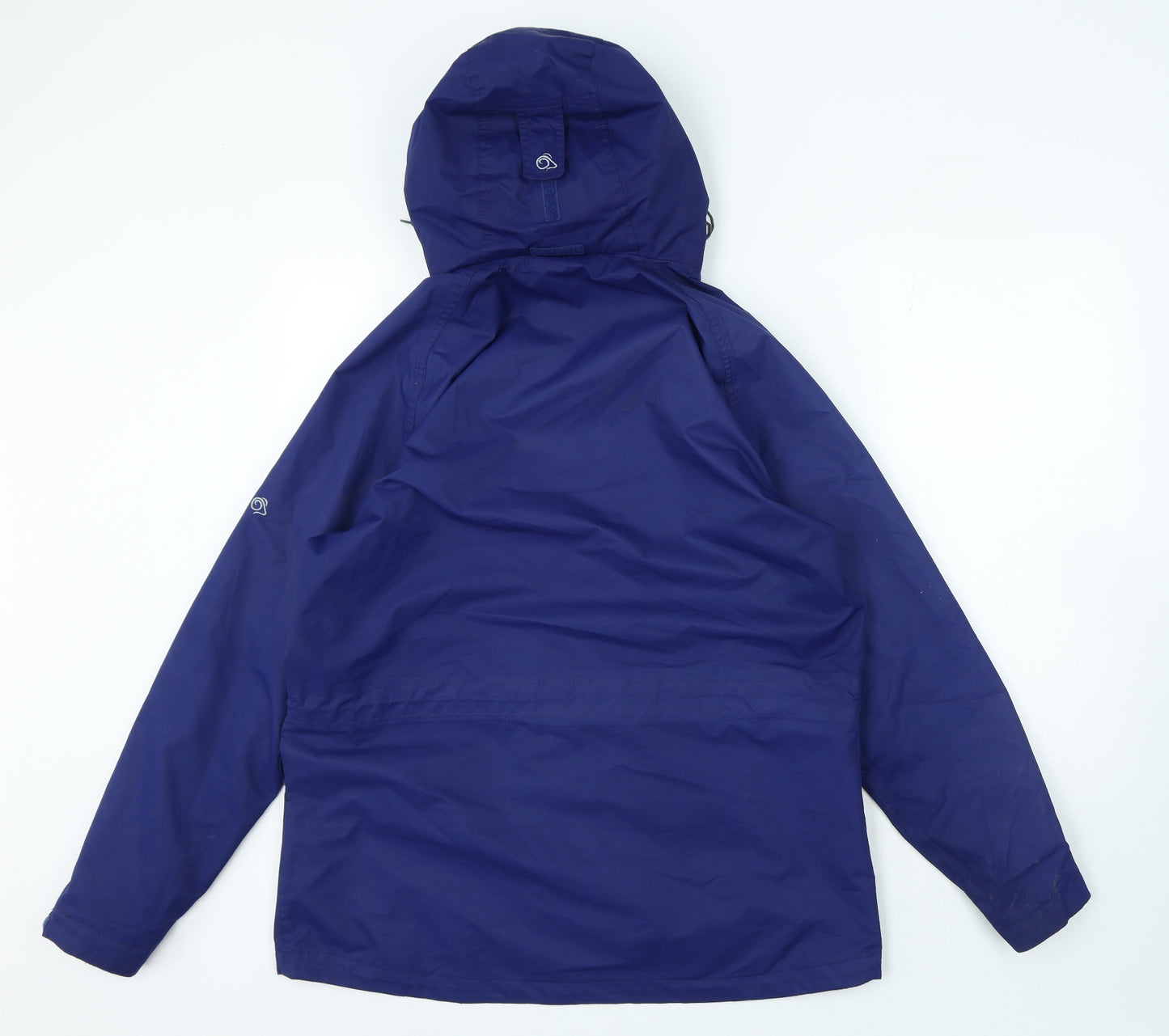 Craghoppers Womens Blue Windbreaker Coat Size 16 Zip