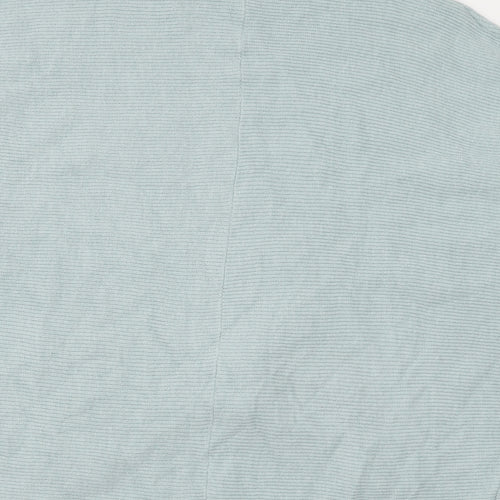 JD Williams Womens Blue High Neck Acrylic Pullover Jumper Size 16