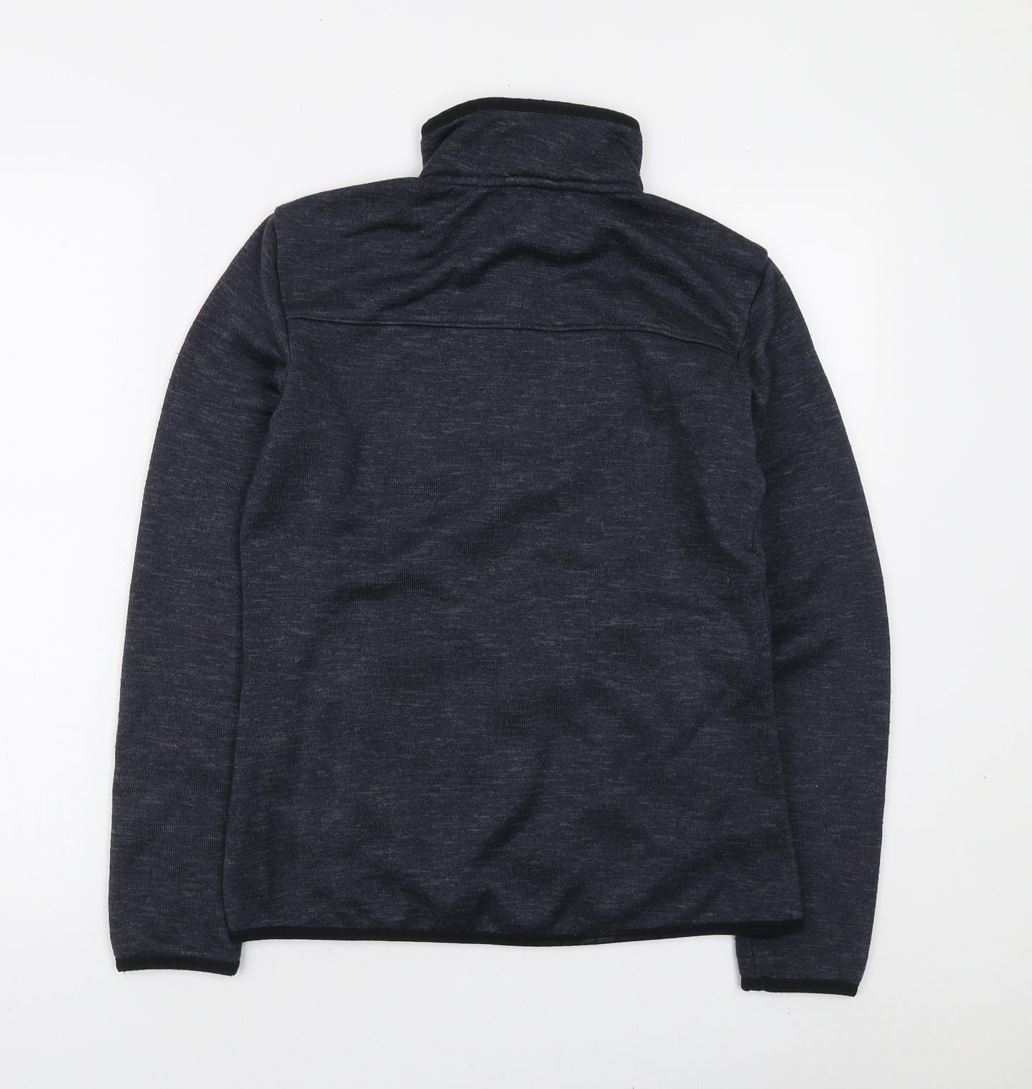 Marks and Spencer Womens Blue Polyester Full Zip Sweatshirt Size 8 Zip