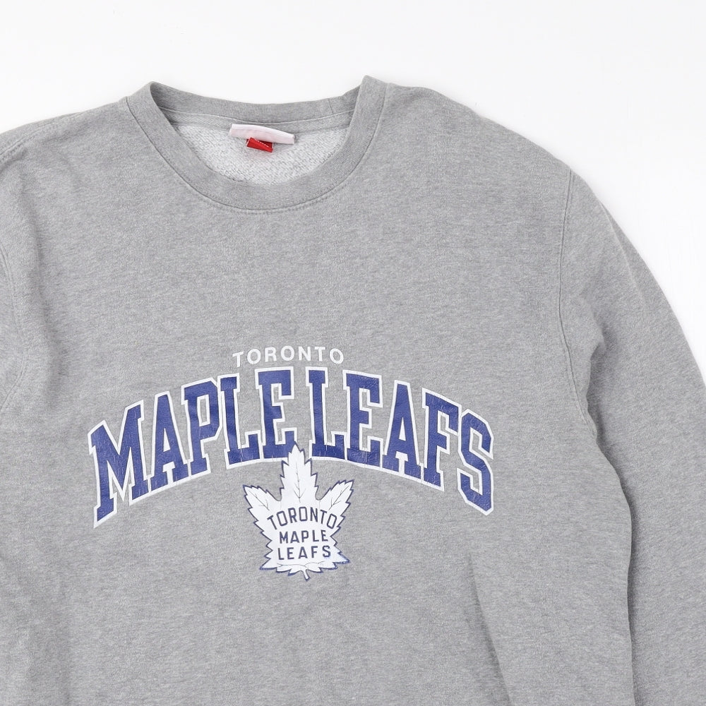 Mitchell & Ness Mens Multicoloured Cotton Pullover Sweatshirt Size L - Toronto