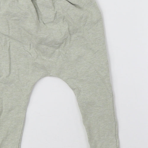NEXT Baby Green Cotton Jogger Leggings Size 6-9 Months Pullover