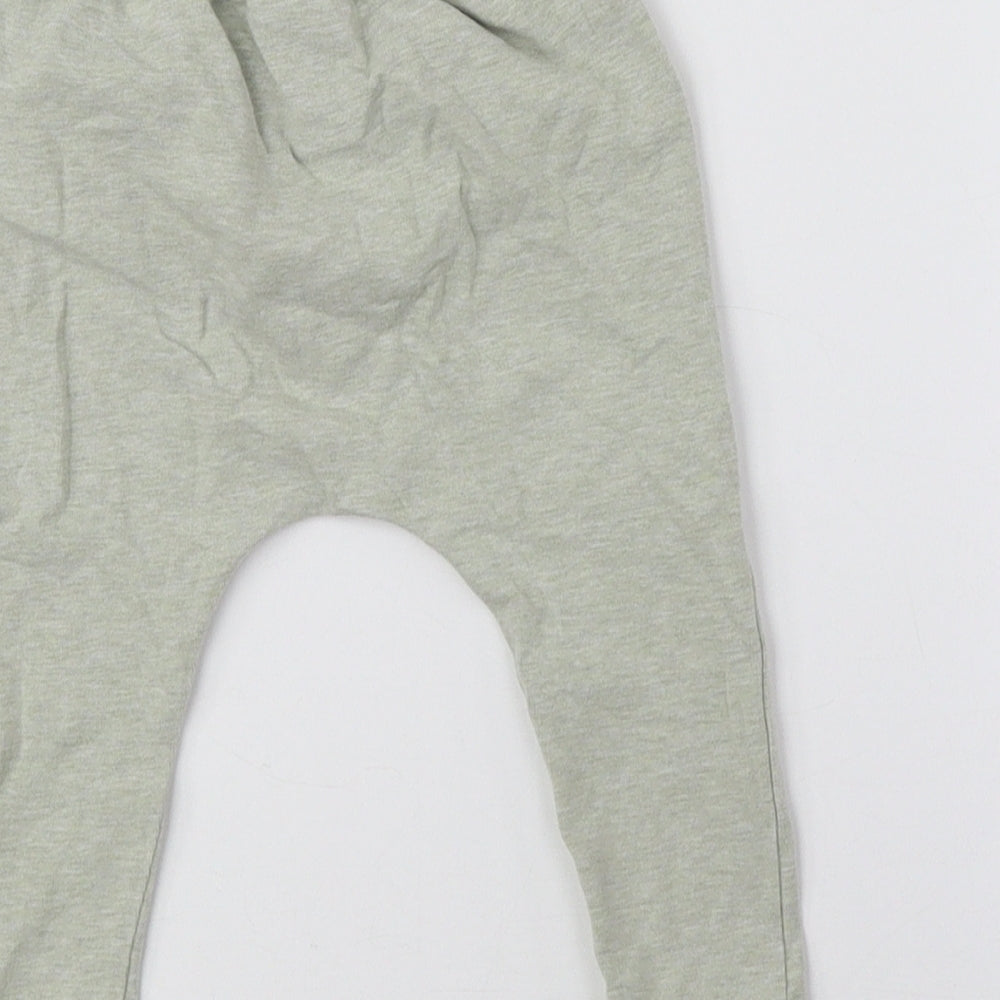 NEXT Baby Green Cotton Jogger Leggings Size 6-9 Months Pullover