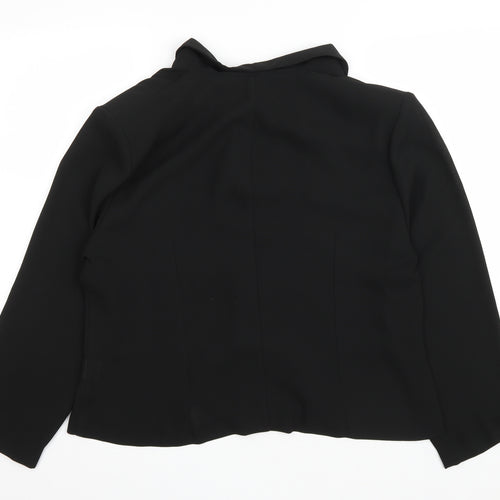 Roman Originals Womens Black Jacket Size 20 Button