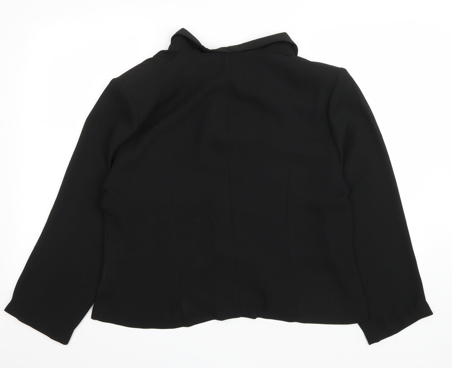 Roman Originals Womens Black Jacket Size 20 Button