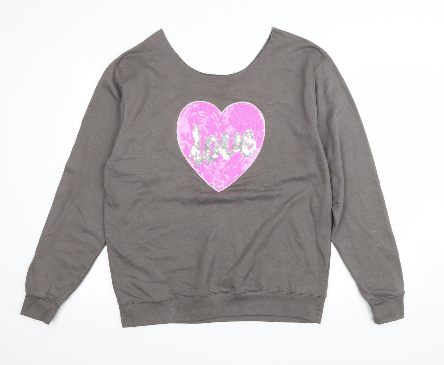 Anna Londei Womens Green Cotton Pullover Sweatshirt Size L Pullover - Love