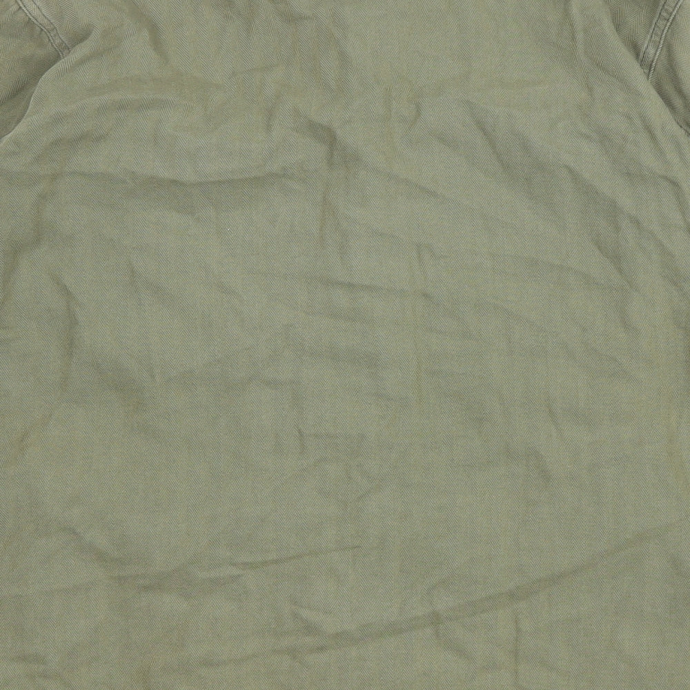 Topshop Womens Green Jacket Size 10 Button