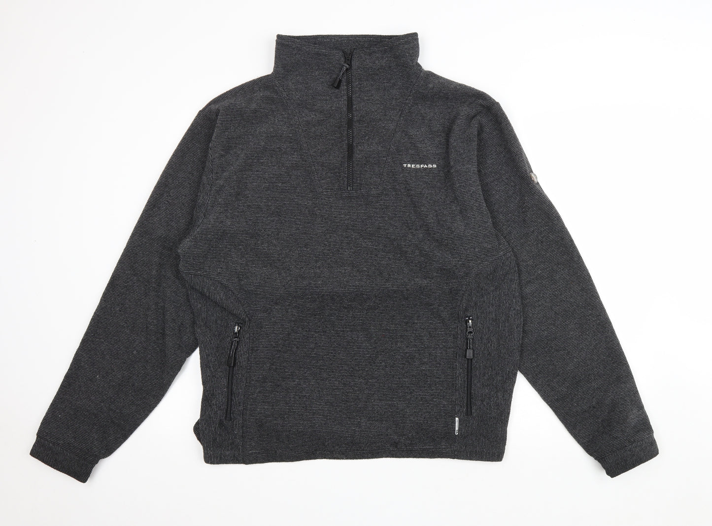 Trespass Mens Grey Jacket Coatigan Size XL Zip