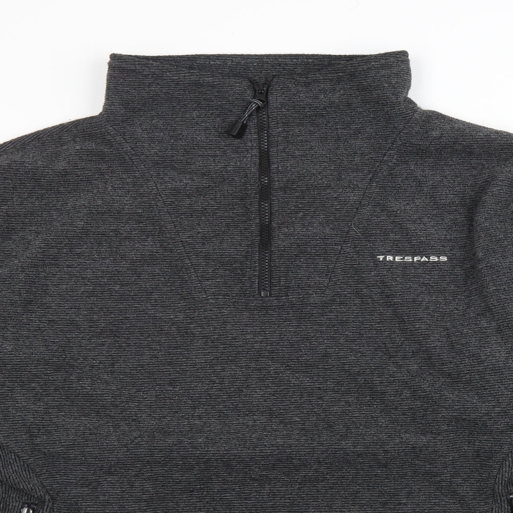 Trespass Mens Grey Jacket Coatigan Size XL Zip