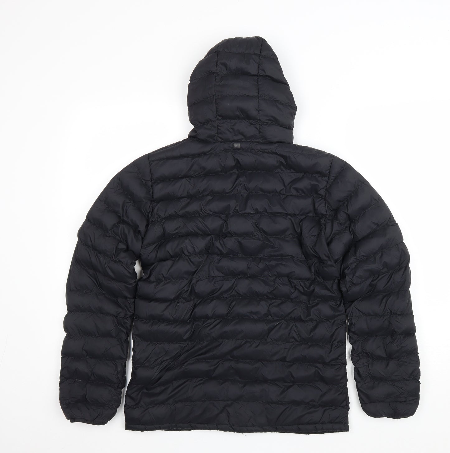 Mountain Warehouse Boys Black Puffer Jacket Coat Size 13 Years Zip