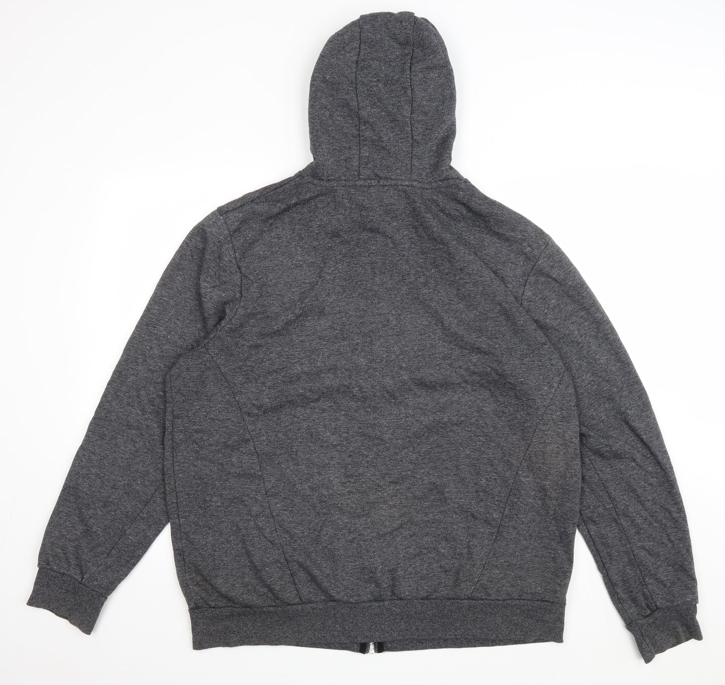 Primark Mens Grey Cotton Full Zip Hoodie Size 2XL - Global Supply