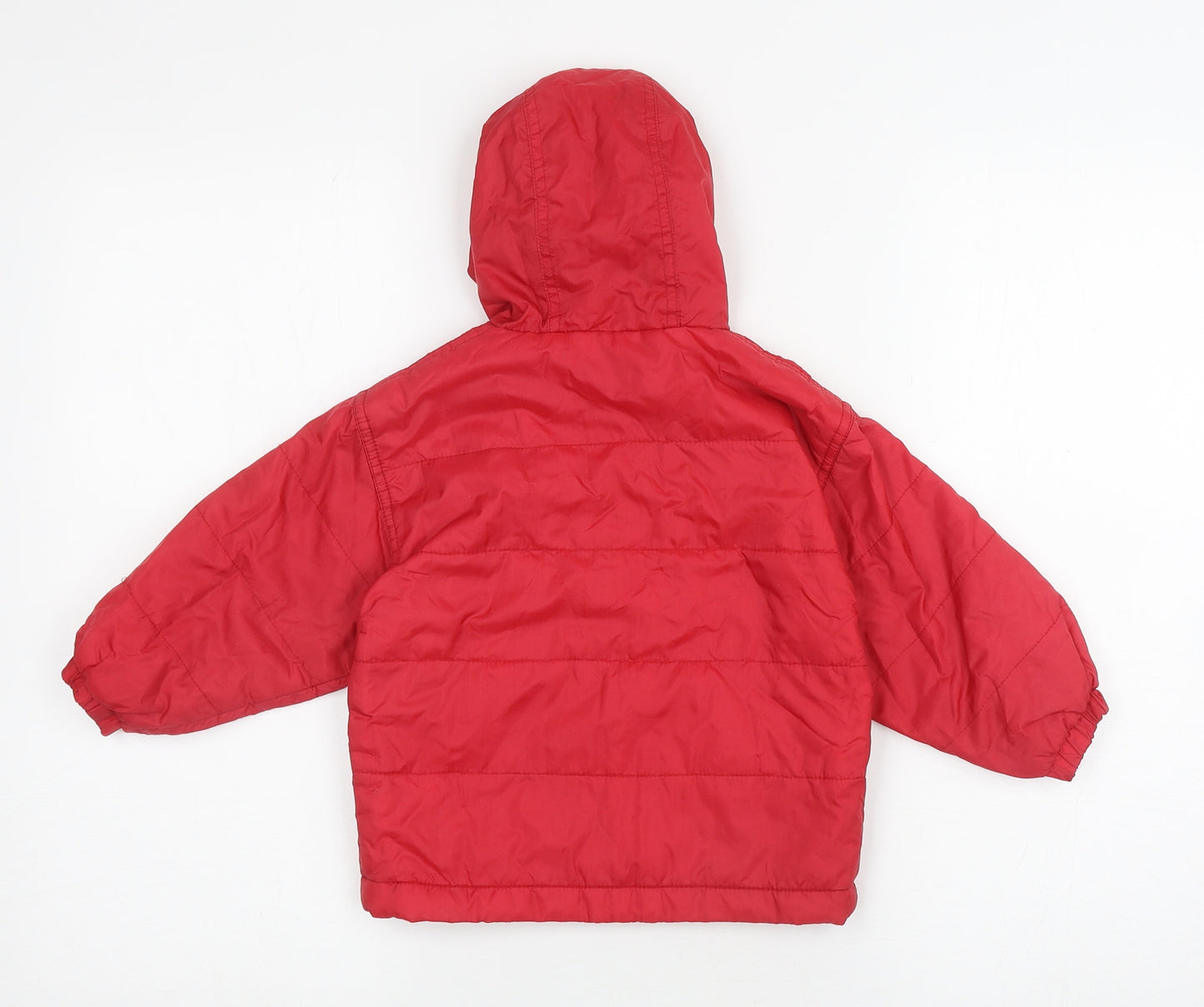 ABC Club Baby Red Ikat Basic Coat Coat Size 12-18 Months Zip