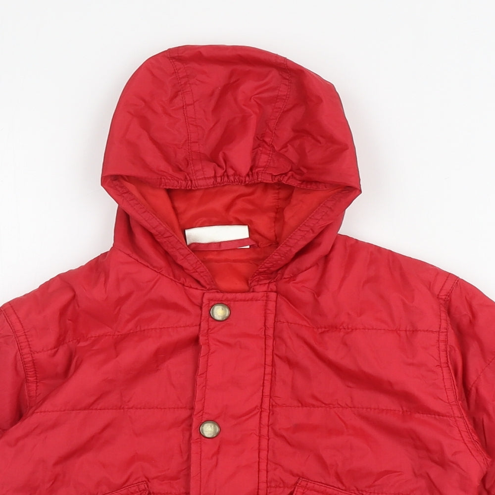 ABC Club Baby Red Ikat Basic Coat Coat Size 12-18 Months Zip