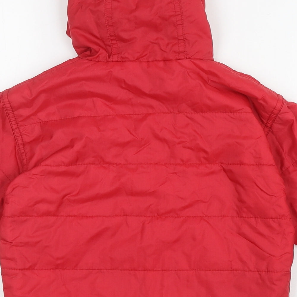 ABC Club Baby Red Ikat Basic Coat Coat Size 12-18 Months Zip