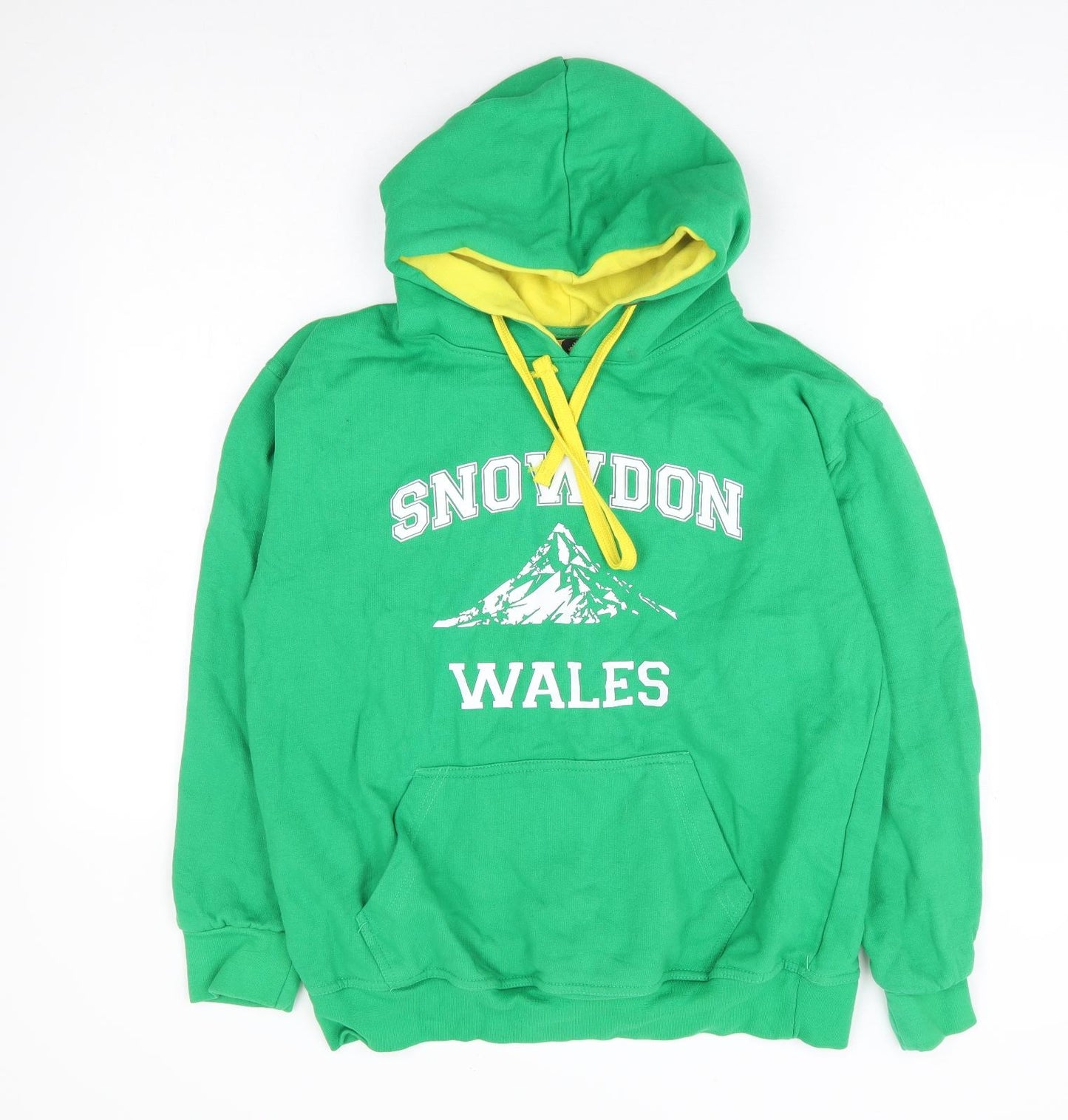 Oakridge Womens Green Cotton Pullover Hoodie Size M Pullover - Snowdon Wales