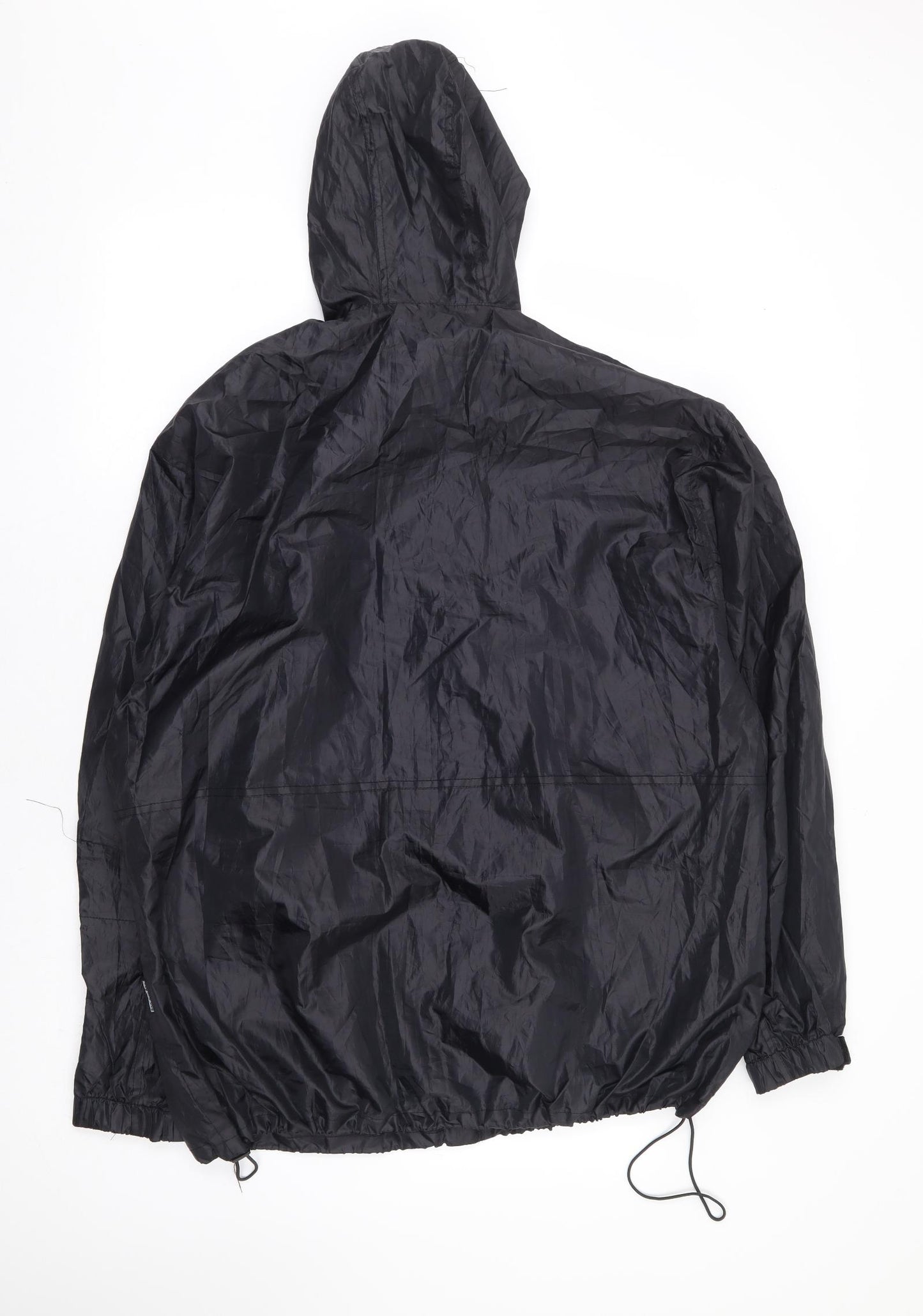 Kag in a Bag Mens Black Windbreaker Jacket Size XL Zip