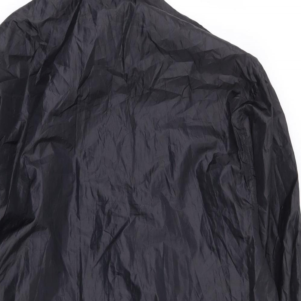 Kag in a Bag Mens Black Windbreaker Jacket Size XL Zip