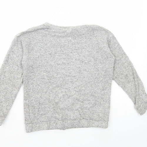 George Girls Grey Viscose Pullover Sweatshirt Size 6-7 Years Pullover - Los Angeles