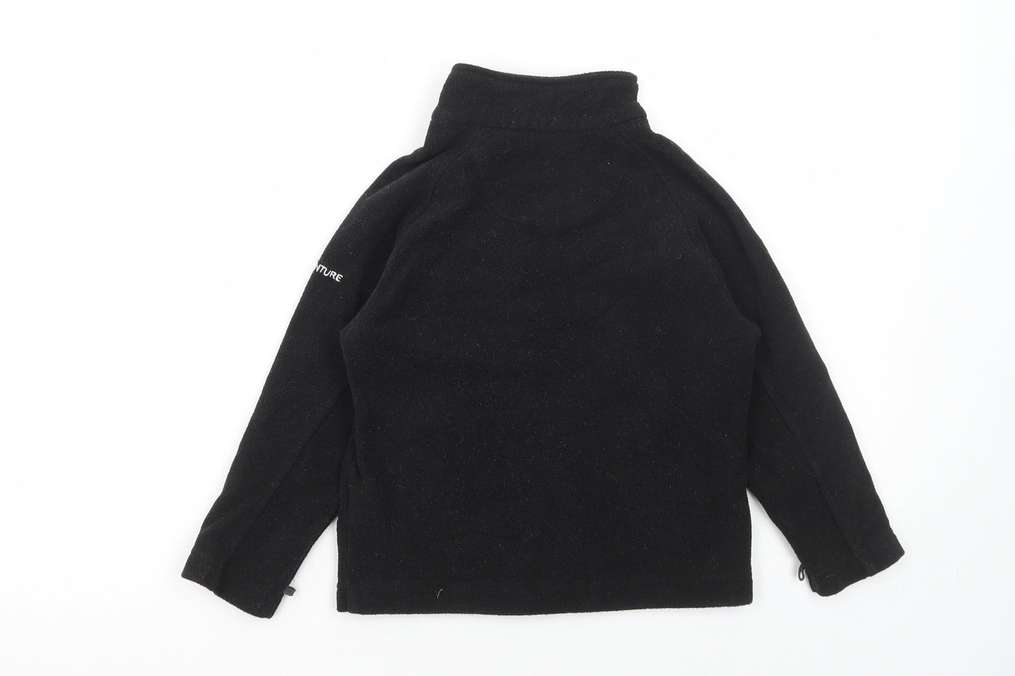 Regatta Boys Black Polyester Full Zip Sweatshirt Size 3-4 Years Zip