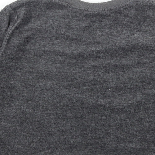 Primark Boys Grey Solid Polyester Pyjama Top Size 2-3 Years Pullover - Star Wars
