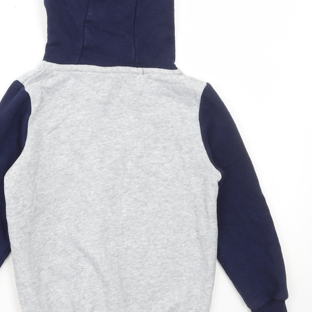 TU Boys Multicoloured Chevron Cotton Pullover Hoodie Size 4-5 Years Pullover - Mickey and Friends