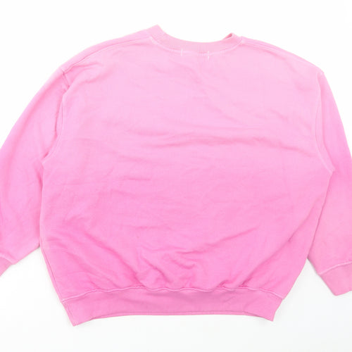 Loosethreads Womens Pink Polyester Pullover Sweatshirt Size 8 Pullover