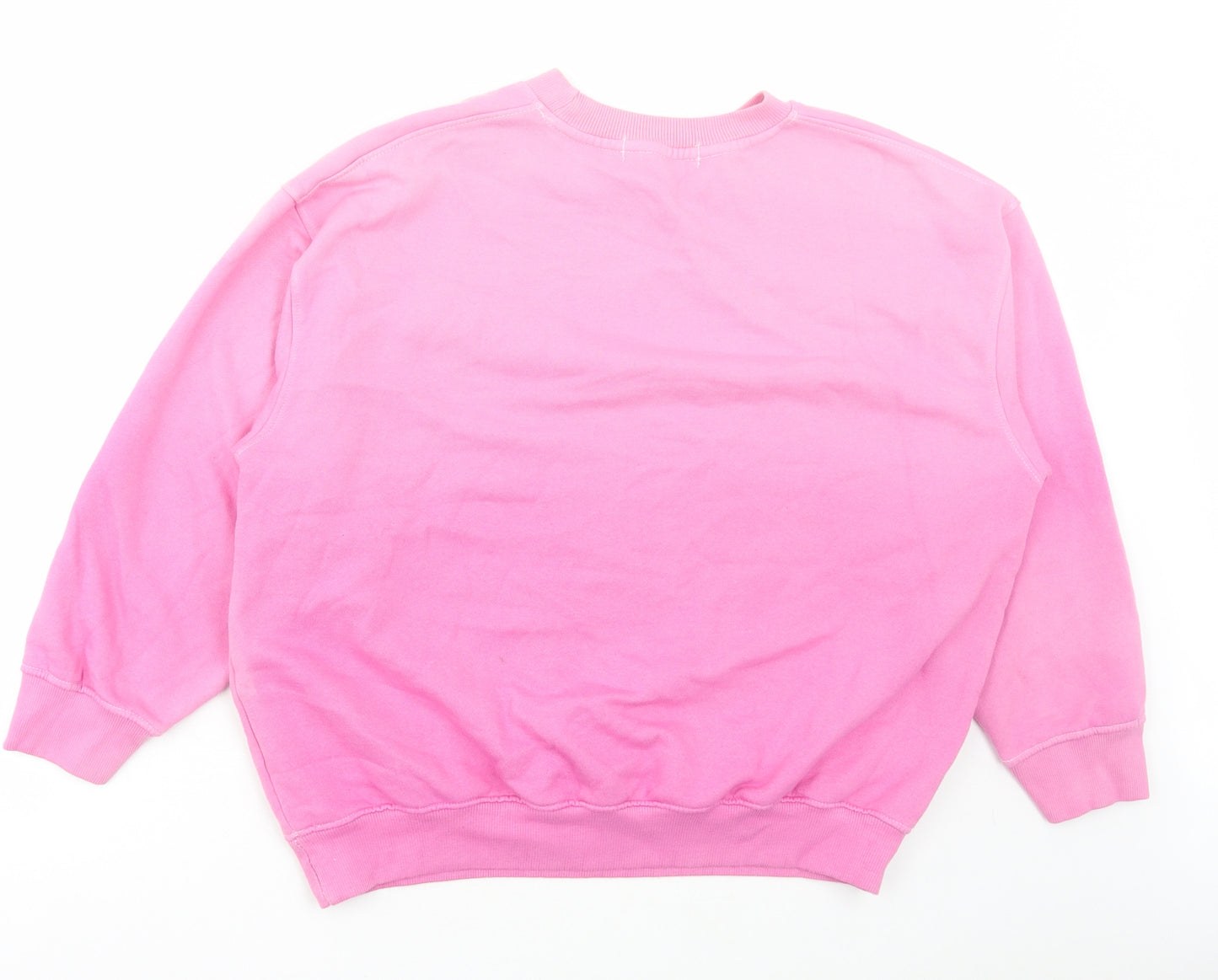 Loosethreads Womens Pink Polyester Pullover Sweatshirt Size 8 Pullover