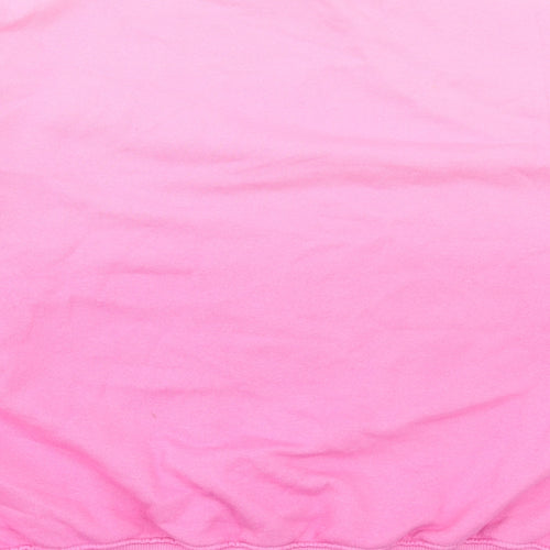 Loosethreads Womens Pink Polyester Pullover Sweatshirt Size 8 Pullover