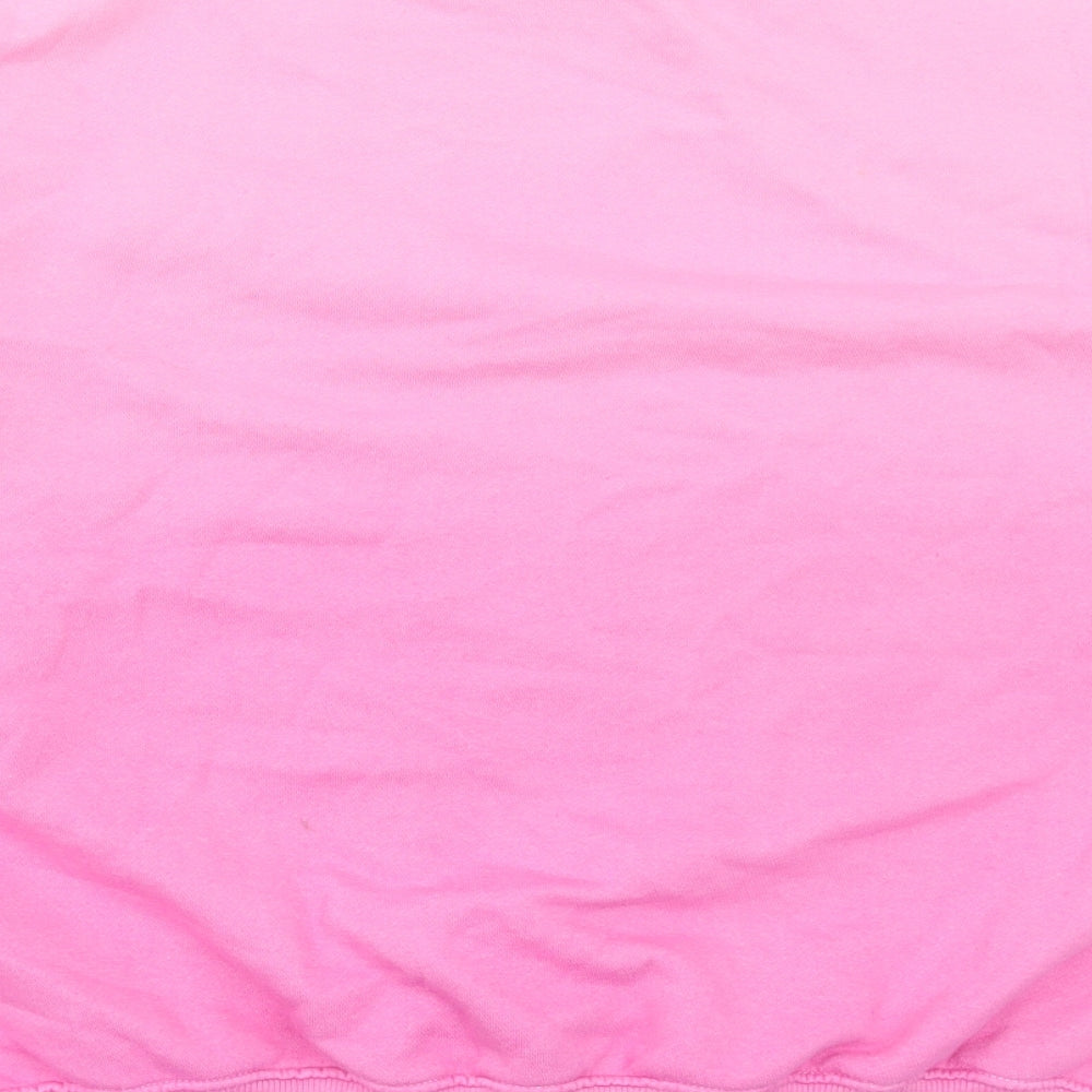 Loosethreads Womens Pink Polyester Pullover Sweatshirt Size 8 Pullover