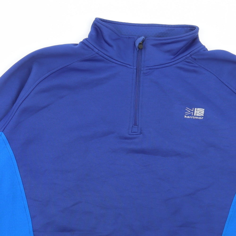 Karrimor Mens Blue Polyester Pullover Sweatshirt Size XL
