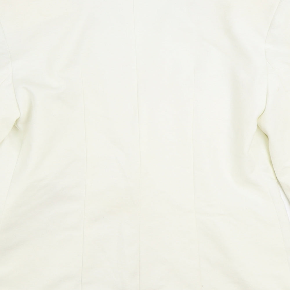 Miss Selfridge Womens White Jacket Blazer Size 6