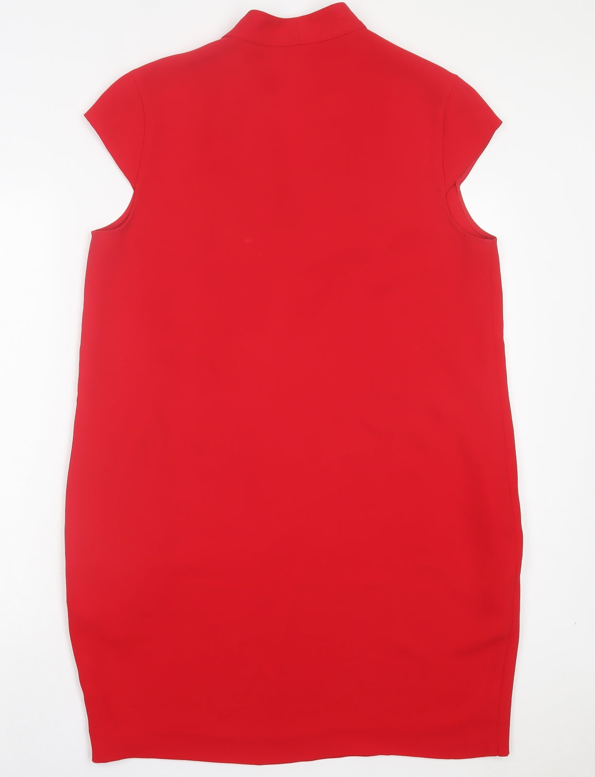 Whistles Womens Red Polyester A-Line Size 14 V-Neck Pullover